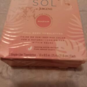 Jergens SOL Full Body Towelettes - Medium Tan